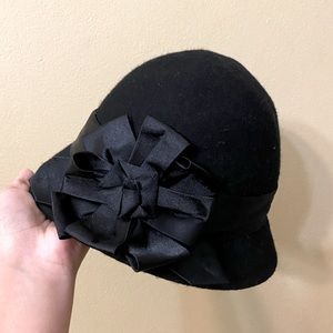 Black felt hat
